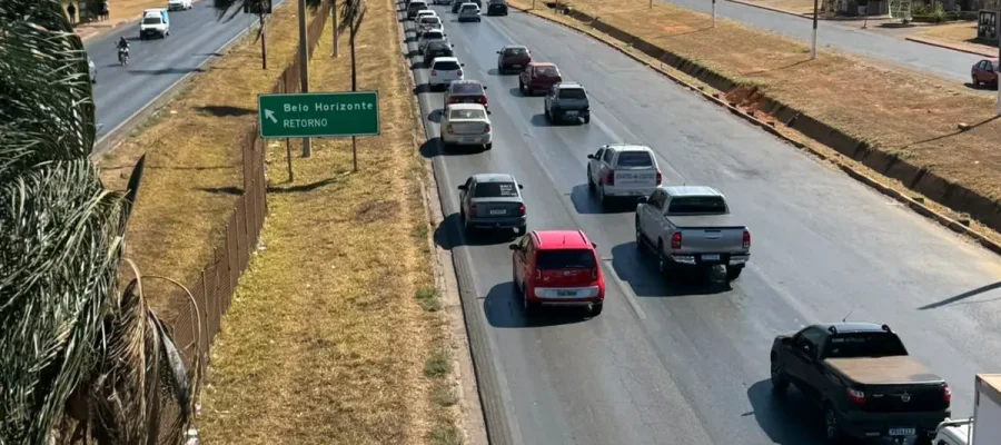 Acidente na BR-040 causa congestionamento e mobiliza equipes de resgate em Valparaíso